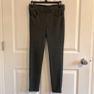 Gloria Vanderbilt Stretch Ponte Avery Dress Pants (Sz 6PShort, Charcoal)